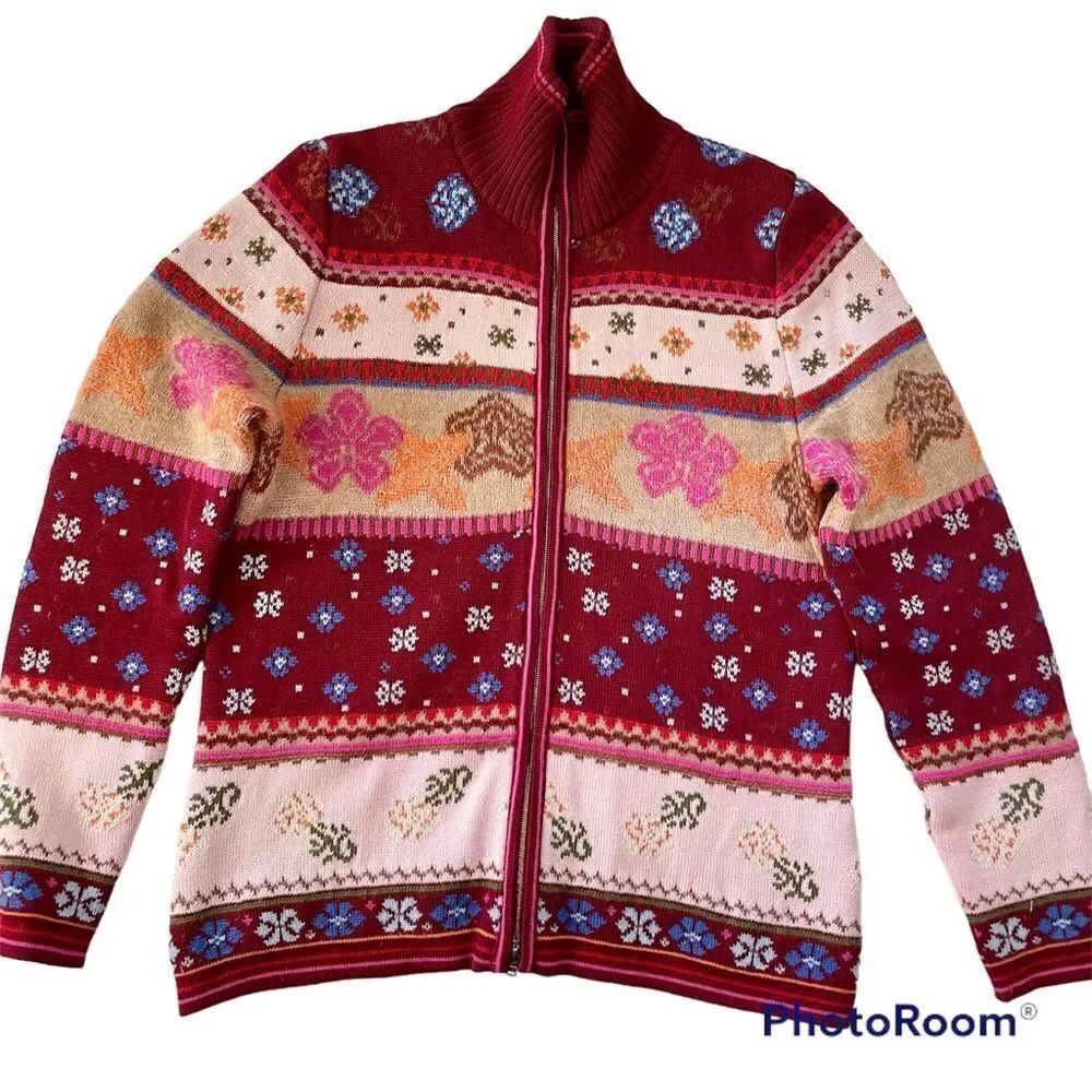 Bogner Fleece Wool Cardigan - Picture 8 of 8